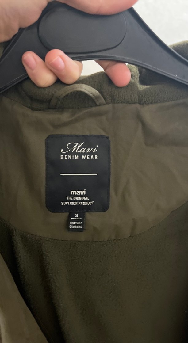 Kürk Detaylı Kadın mont - Görsel 4