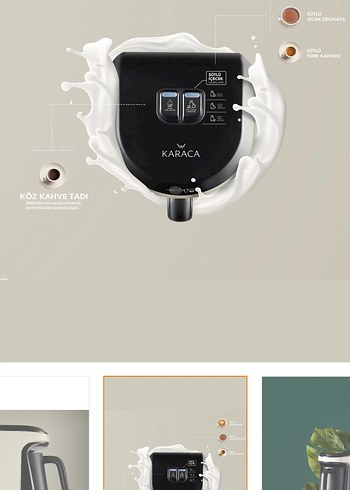 Karaca Hatır Hüps Sütlü Türk Kahve Makinesi beyaz - Görsel 3