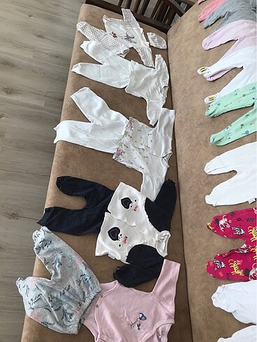 Yenidoğan Beden çeşitli Renk Yenidoğan 1-3 ay kız bebek kıyafet toplu uygun