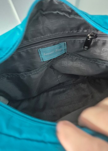 Turkuaz Kadın Fermuarlı Spor Çapraz Çanta - Görsel 6