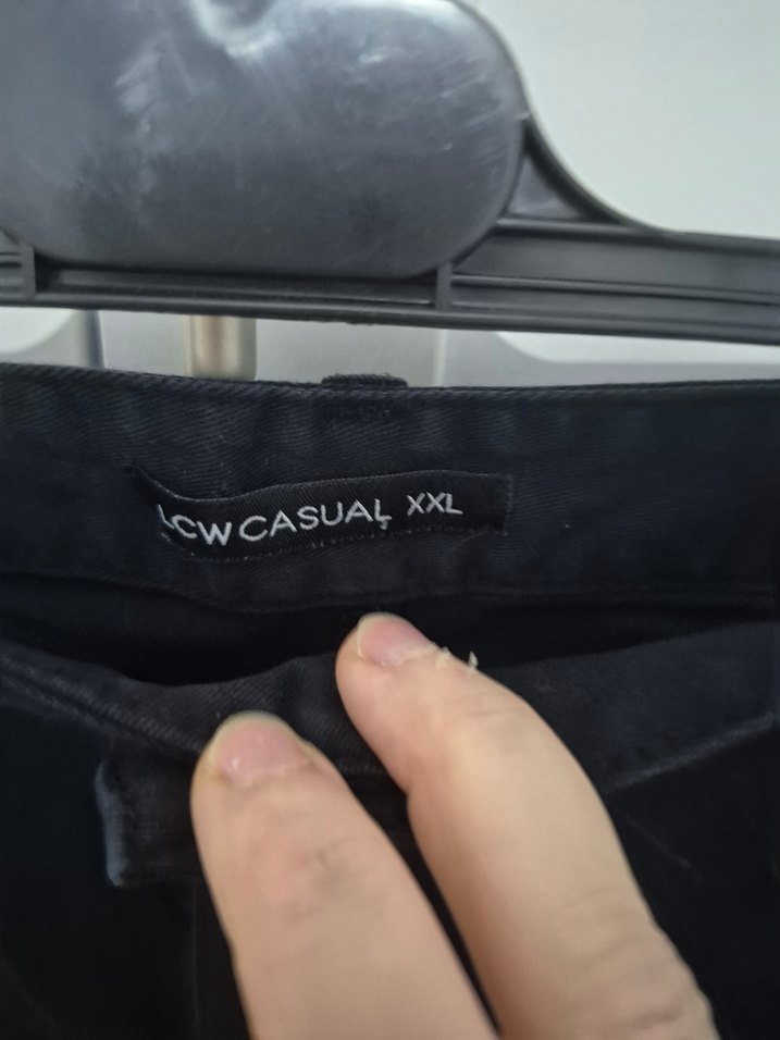 lacivert  Kemerli Mini Denim Etek - Görsel 5