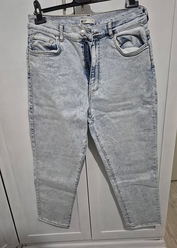 mavi Kadın Denim Midi Boy Rahat Kesim Jean - Görsel 2