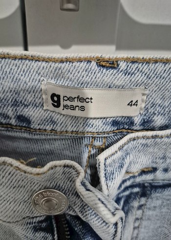 mavi Kadın Denim Midi Boy Rahat Kesim Jean - Görsel 3