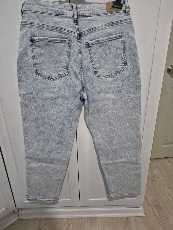 mavi Kadın Denim Midi Boy Rahat Kesim Jean - Görsel 4