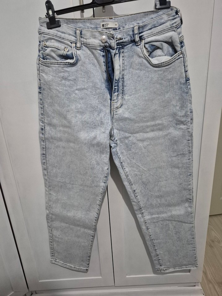 mavi Kadın Denim Midi Boy Rahat Kesim Jean - Görsel 2