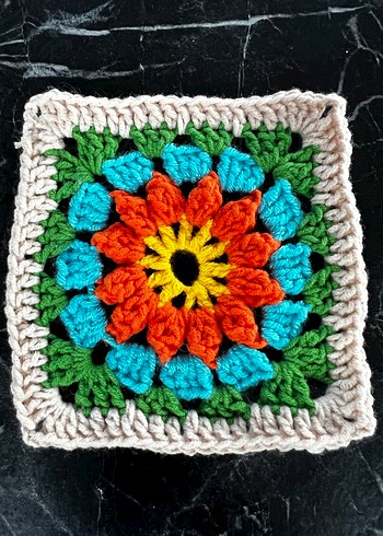 Renkli Bohem Örgü Motifleri - Görsel 7