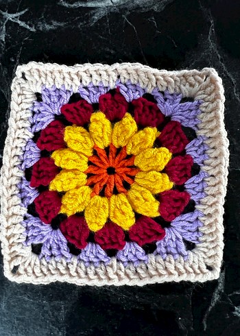 Renkli Bohem Örgü Motifleri - Görsel 5