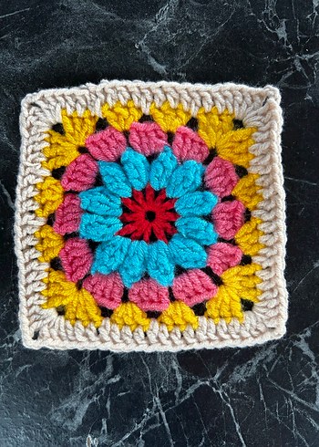 Renkli Bohem Örgü Motifleri - Görsel 2