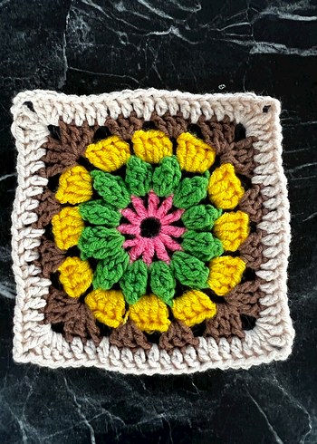 Renkli Bohem Örgü Motifleri - Görsel 6