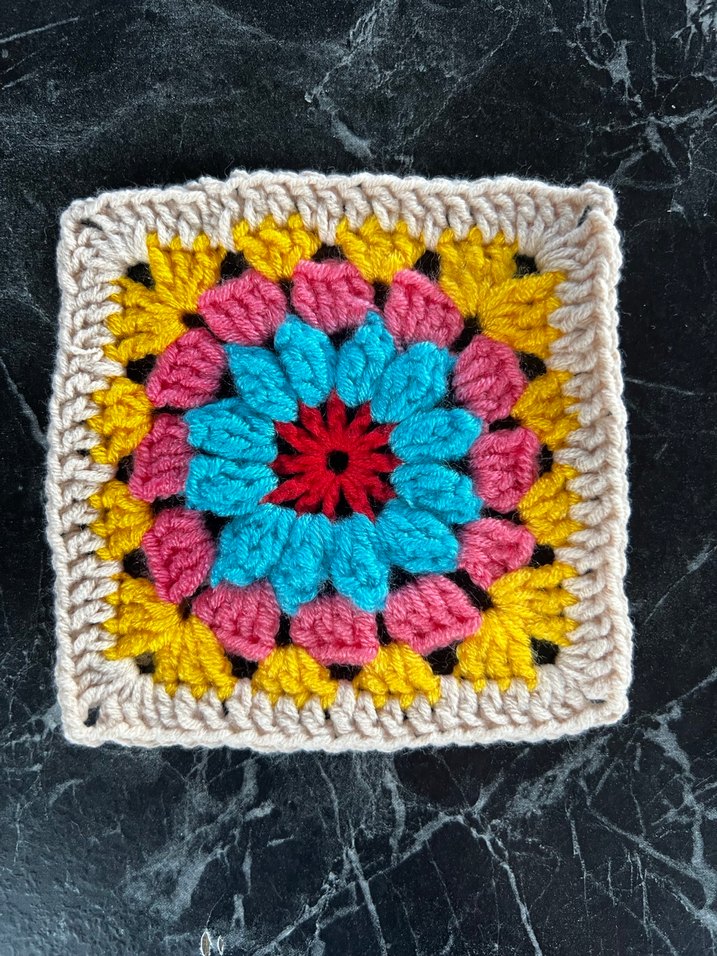 Renkli Bohem Örgü Motifleri - Görsel 2