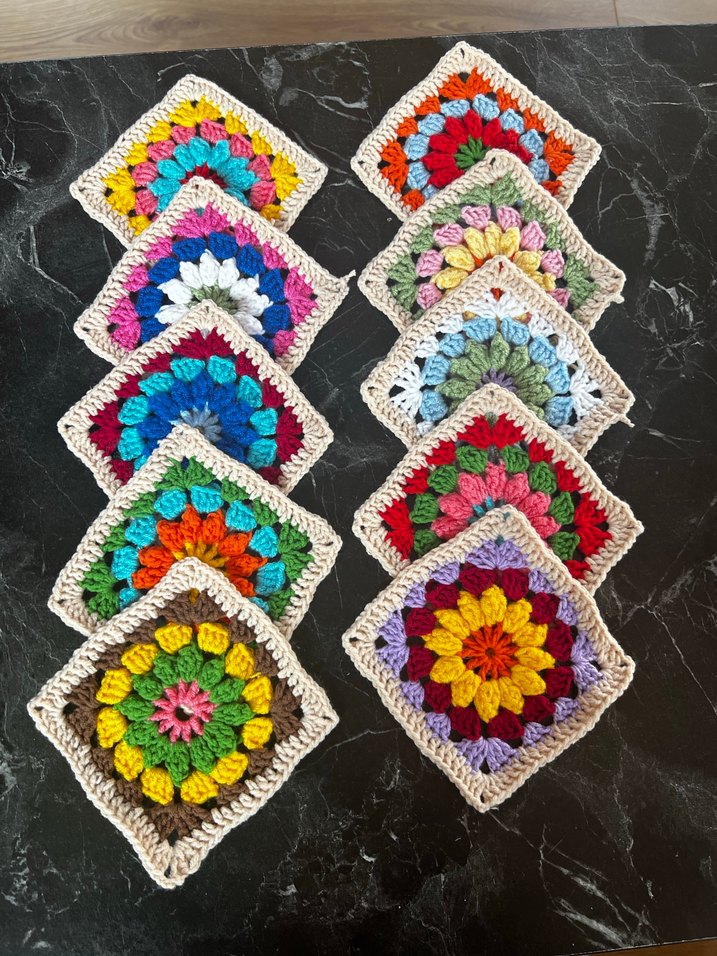 Renkli Bohem Örgü Motifleri - Görsel 2