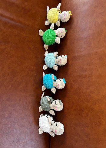 Renkli Kaplumbağa amigurumi - Görsel 2