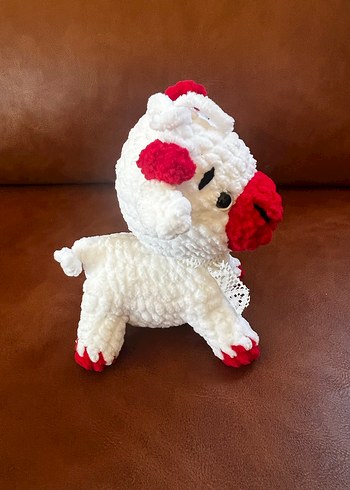 Kadife amigurumi Oyuncak İnek - Görsel 3