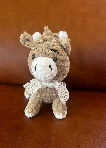 Kadife amigurumi Oyuncak İnek - Görsel 6