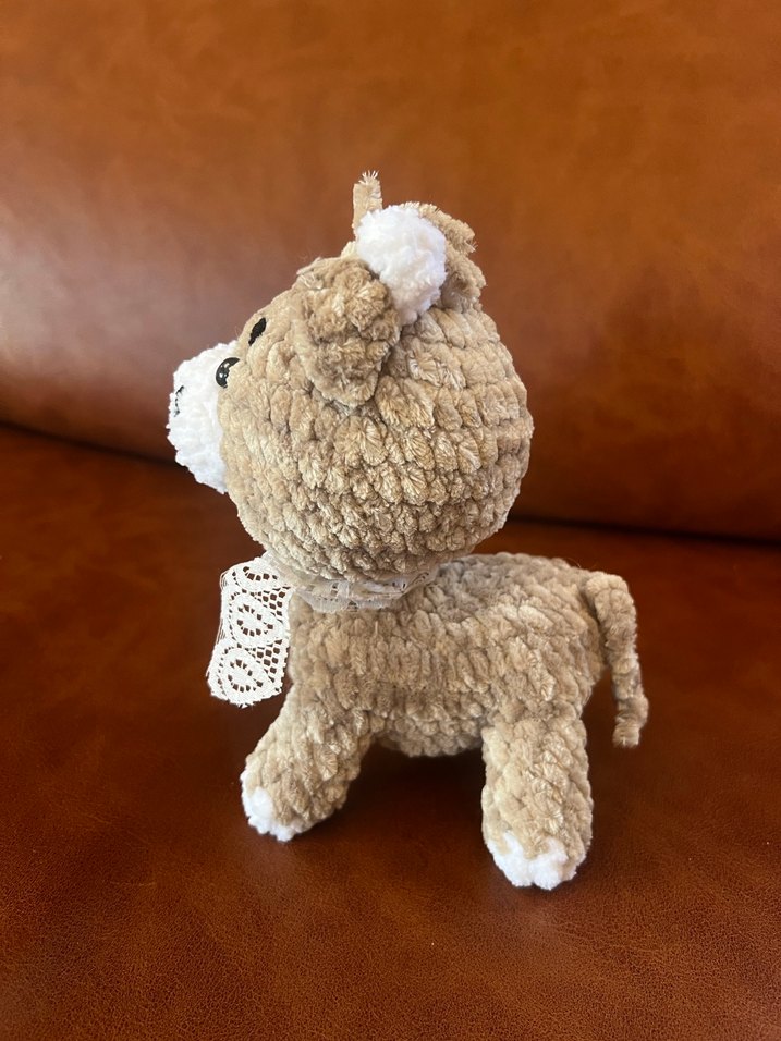 Kadife amigurumi Oyuncak İnek - Görsel 5