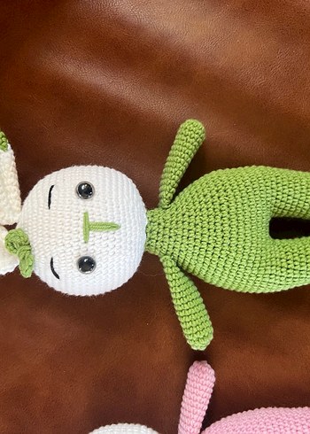 Renkli Örgü amigurumi tavşan - Görsel 7