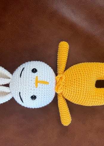 Renkli Örgü amigurumi tavşan - Görsel 6