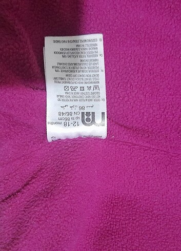 12-18 Ay Beden Kiz cocuk mont