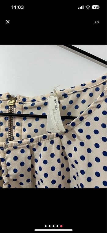 Puantiyeli bluz - Görsel 5