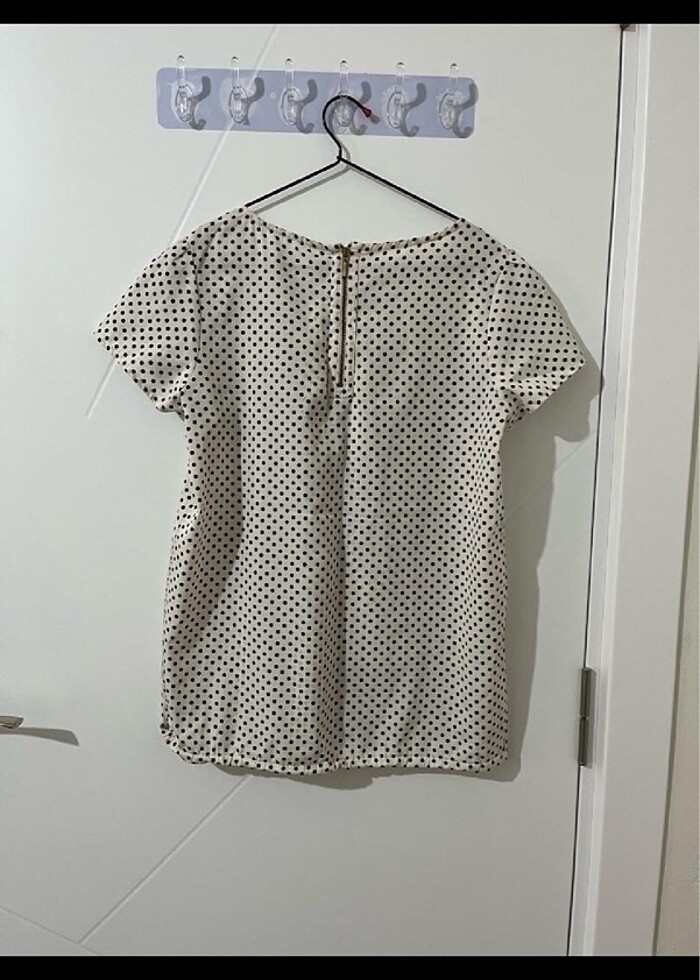 Puantiyeli bluz - Görsel 3