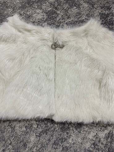 PELUŞ GELİNLİK ÜSTÜ BOLERO