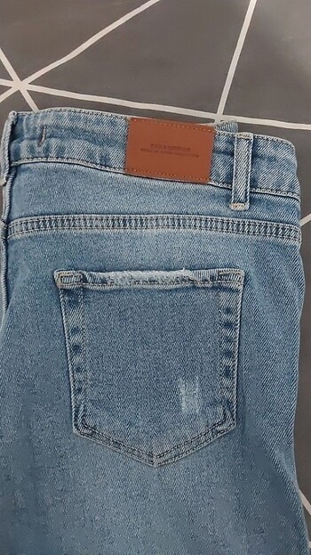 40 Beden mavi Renk Zara mavi kot pantolon jean