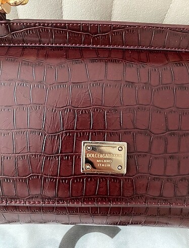  Beden bordo Renk Dolce gabbana model çanta