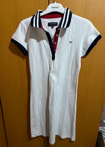 Tommy hilfiger Düğmeli Beyaz Elbise