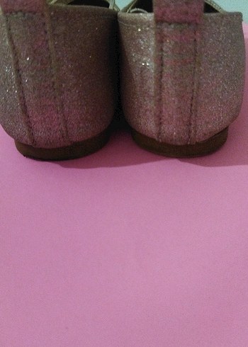 LCW Pembe simli Kız çocuk Babet Ayakkabı - Görsel 4