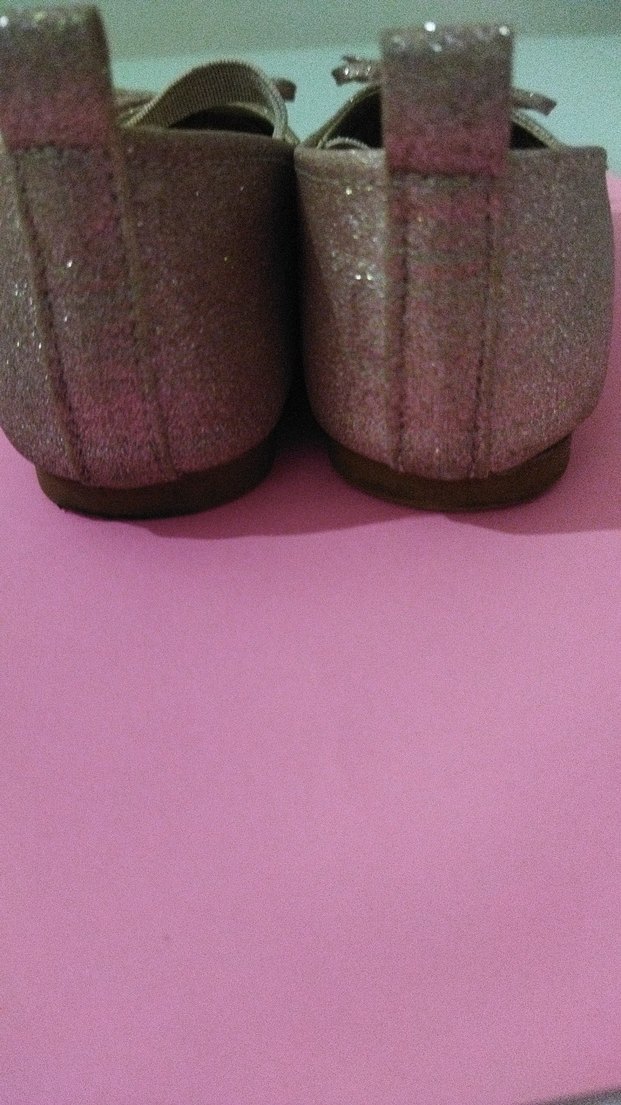 LCW Pembe simli Kız çocuk Babet Ayakkabı - Görsel 4