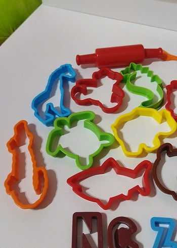 Renkli Hayvan ve Harf Şekilli hamur kalıpları - Görsel 3