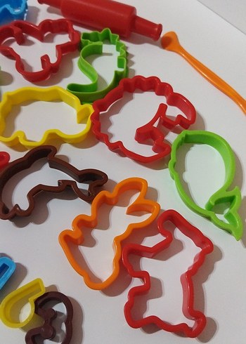 Renkli Hayvan ve Harf Şekilli hamur kalıpları - Görsel 4