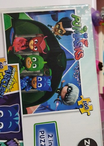PJ Masks 2'si 1 Arada Çocuk Puzzle - Görsel 2