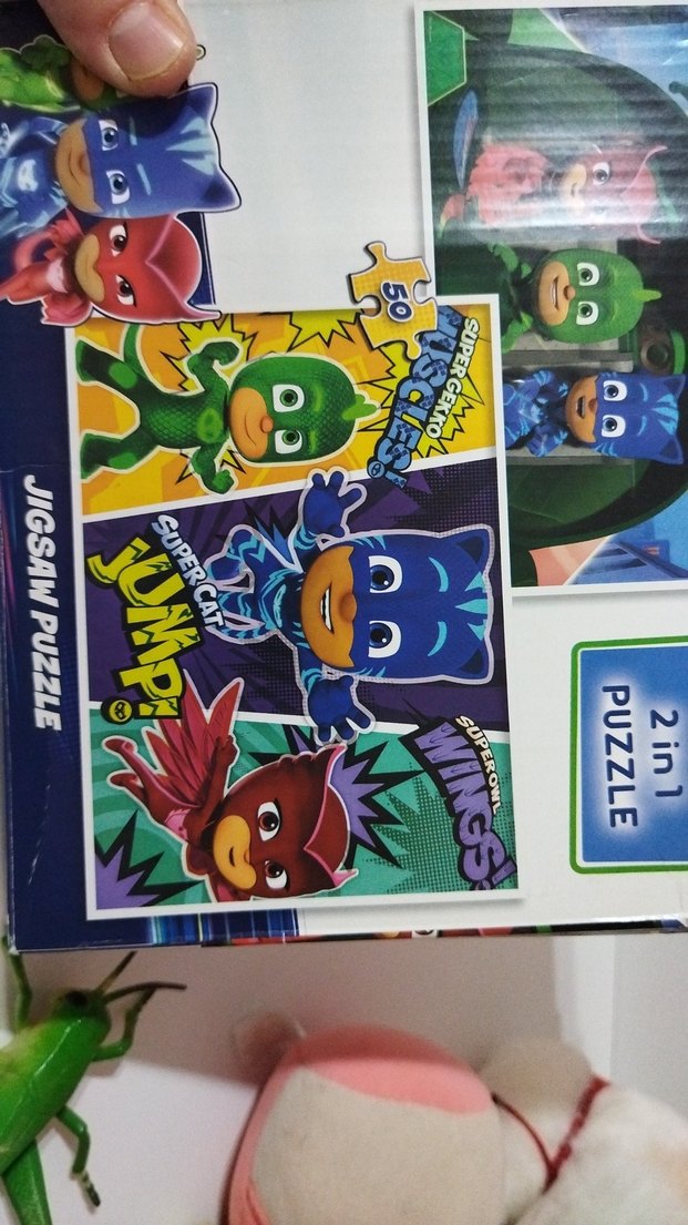 PJ Masks 2'si 1 Arada Çocuk Puzzle - Görsel 3