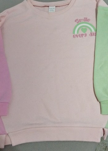 LCW kız çocuk 5 6 yaş sweatshirt ve tayt - Görsel 2