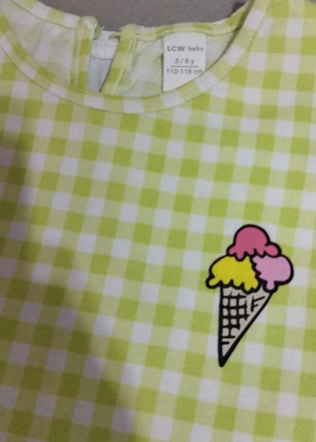 LCW Kız Çocuk 2 li Tişört - Görsel 5