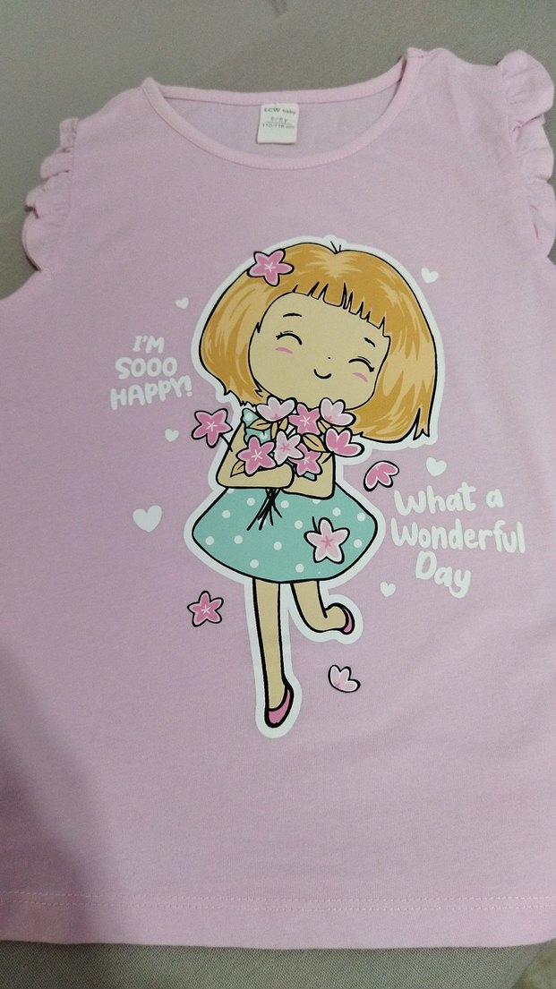 LCW kız çocuk 2li kolsuz tişört - Görsel 4