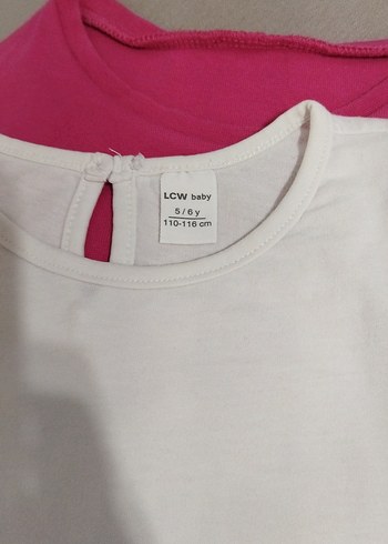 LCW Kız Çocuk 2li uzun kollu Tişört - Görsel 4