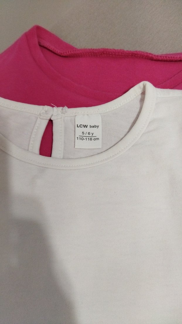 LCW Kız Çocuk 2li uzun kollu Tişört - Görsel 4