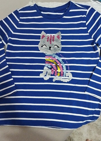 LCW Kız Çocuk Tişört 2li uzun kollu - Görsel 2