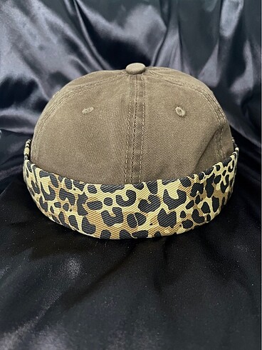 Leopar Desen Şapka