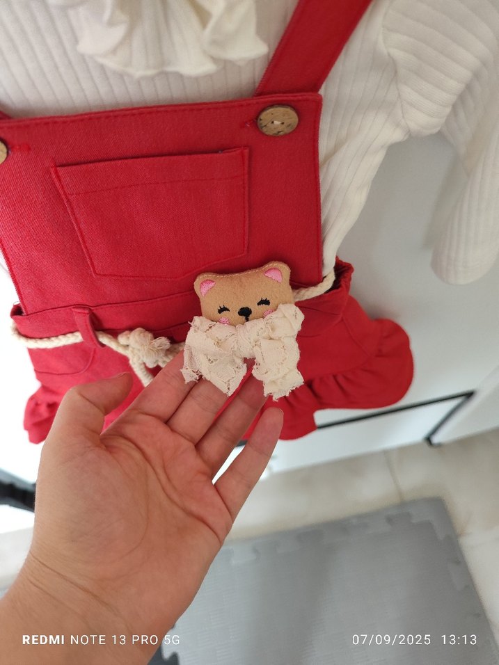 Nakışlı Çok Renkli Kız Çocuk elbiseler - Görsel 3