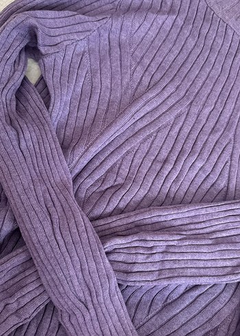 Primark Mor Kısa Balıkçı Yaka Kadın Triko