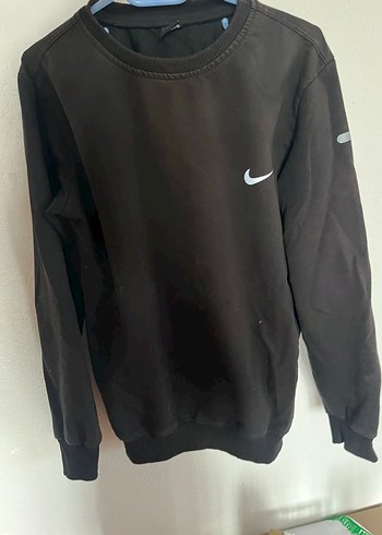 Nike Siyah Bisiklet Yaka Sweatshirt