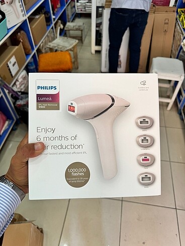 Philips lumea lazer epilasyon aleti