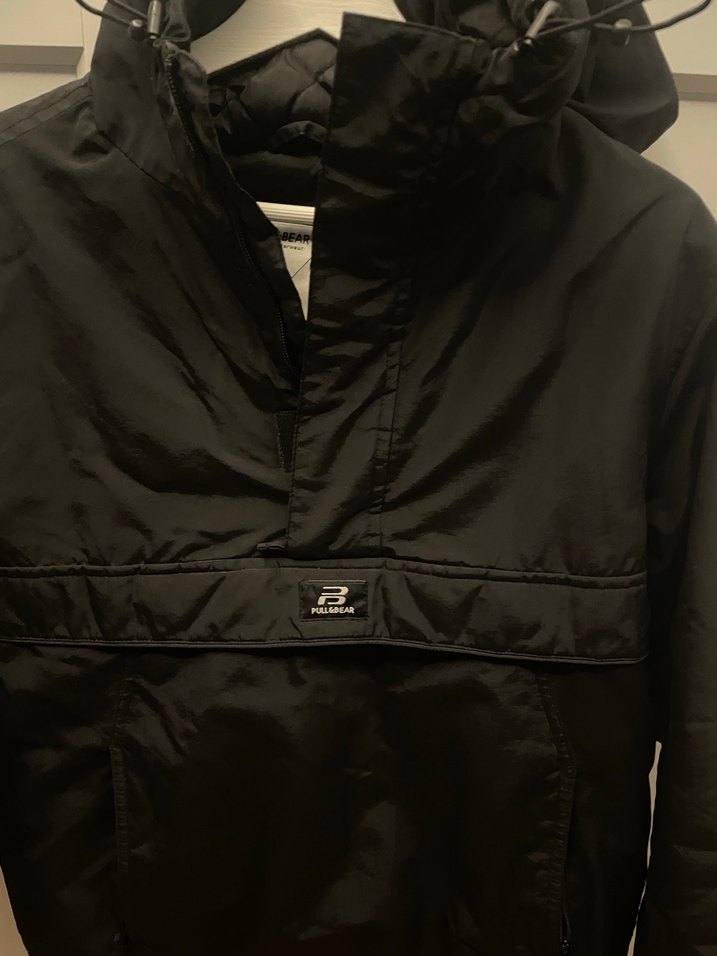 Siyah Kapüşonlu Spor Kadın Ceket - Görsel 2