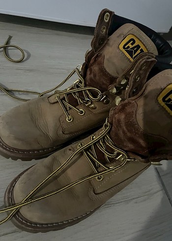 Kahverengi Deri Kadın Bot - Kürklü, Takoz Topuklu - Görsel 2