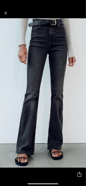 zara flare jean