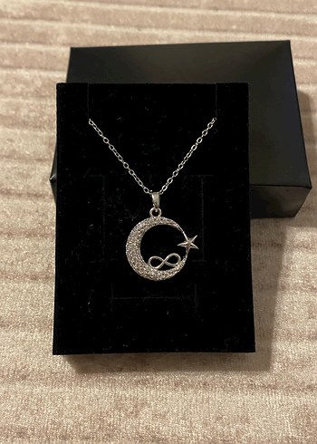 Ay Yıldız Sonsuzluk Kolye  - Görsel 2