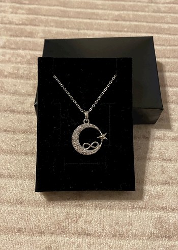 Ay Yıldız Sonsuzluk Kolye  - Görsel 3